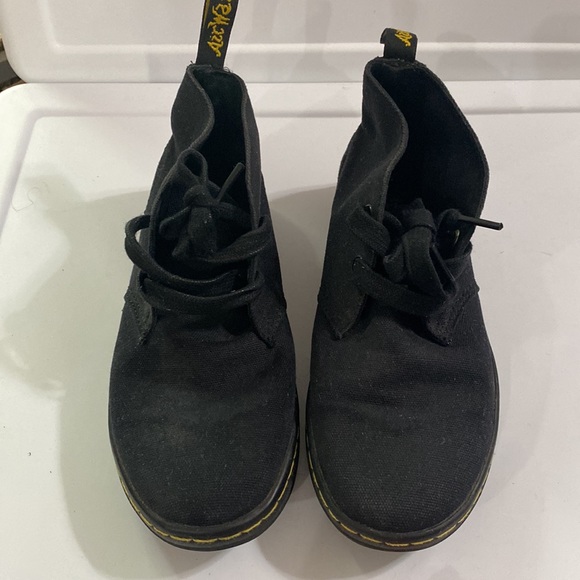 Dr Martens Etty black canvas desert booties size 6 - Picture 3 of 9